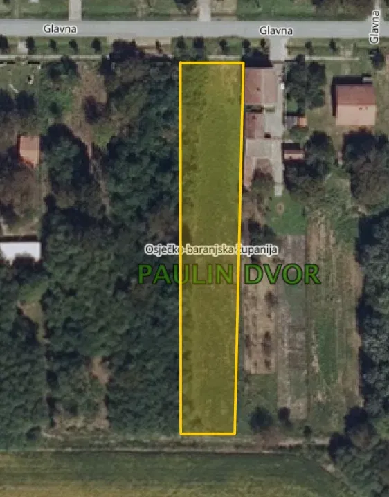 Teren budowlany Paulin Dvor, Šodolovci, 2.578m2 – 3