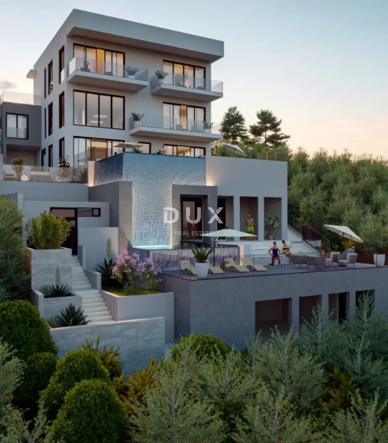 Opatija, Veprinac, terreno edificabile, 1.686 m2, permesso