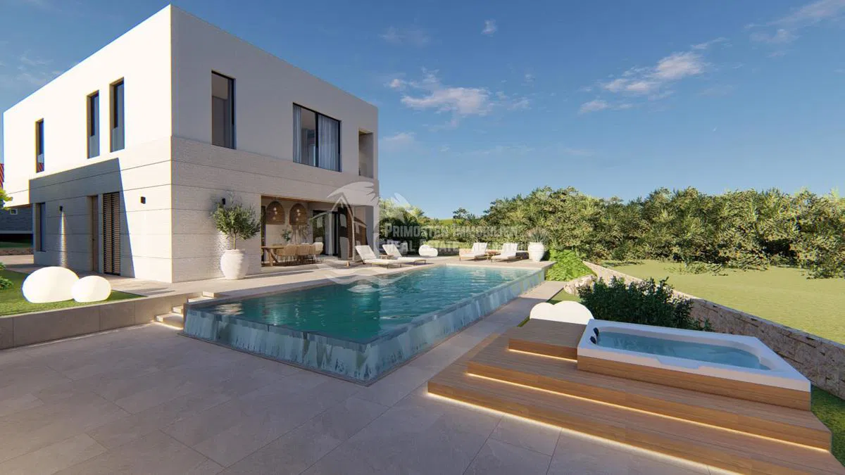 Primošten – Moderne Villa mit Pool und Sauna