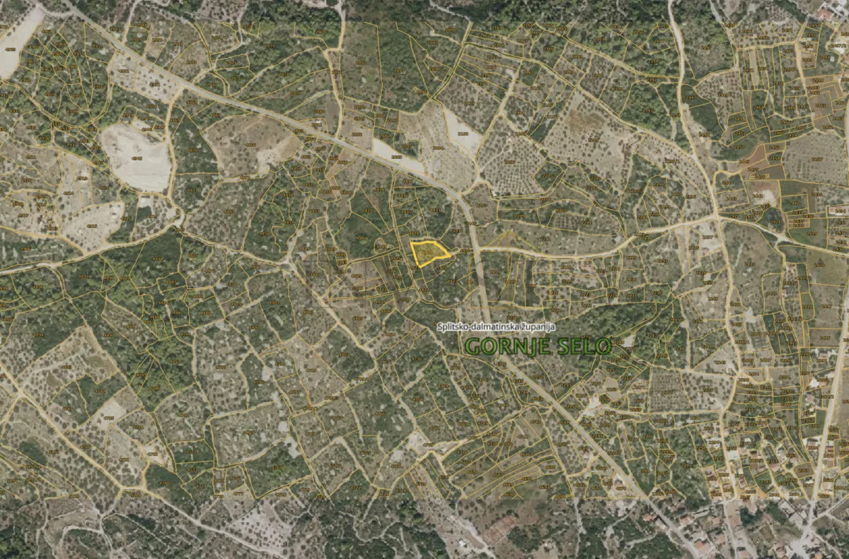 POLJOPRIVREDNO ZEMLJIŠTE, 1.583 m² – GORNJE SELO, OTOK ŠOLTA