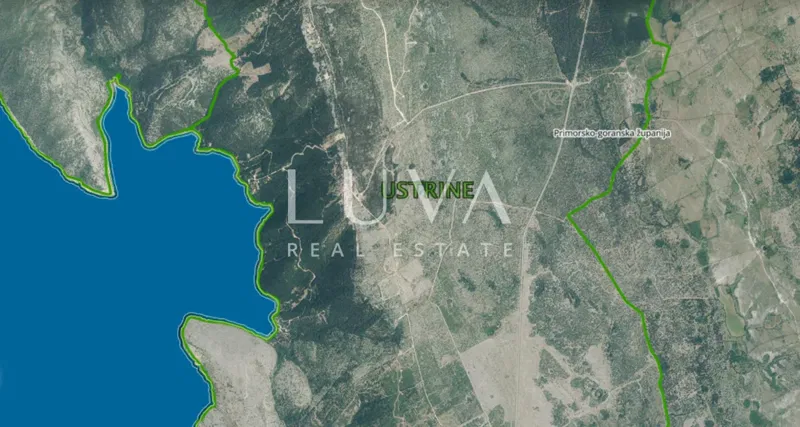 Mali Lošinj, Ustrine, građevinsko zemljište 291m2, prodaja