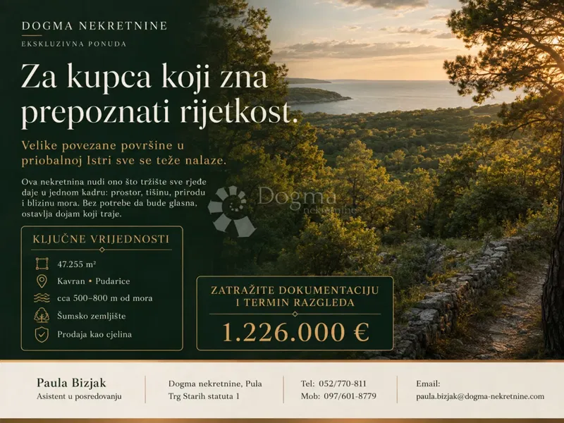 Ziemia rolna Rakalj, Marčana, 47.255m2 – 2