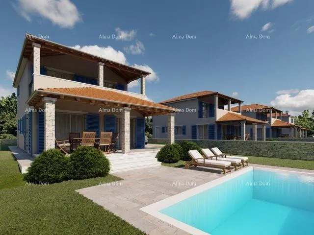 LIŽNJAN! PRODAJA KUĆA U IZGRADNJI S BAZENOM.