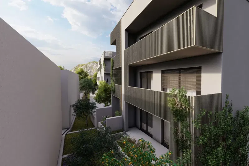 Appartamento con una camera da letto, ampia terrazza e giardino – 2
