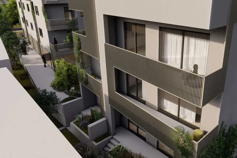 Appartamento con una camera da letto, ampia terrazza e giardino – 3