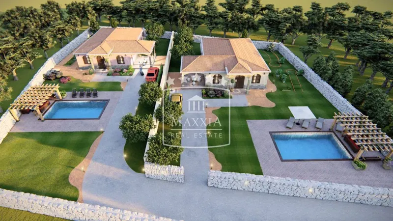 Smilčić - građevinsko zem. s projektom za vile! 140000€