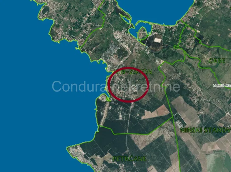 Zaton, građevinsko zemljište 800m od mora
