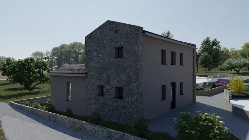 Vodnjan okolica - nova vila s bazenom