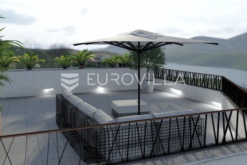 Čiovo, Žedno, jednosoban stan s krovnom terasom neto korisne površine 56 m², S6