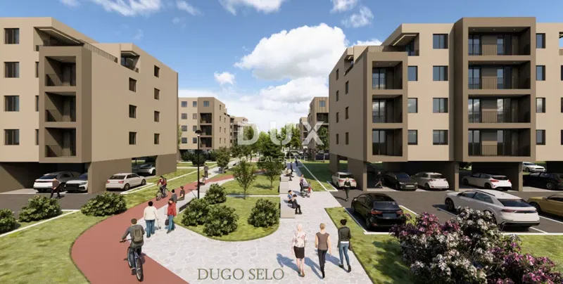 Dugo Selo, ovest, appartamento di 4 locali, 75,05 m2, 4° piano, edificio nuovo