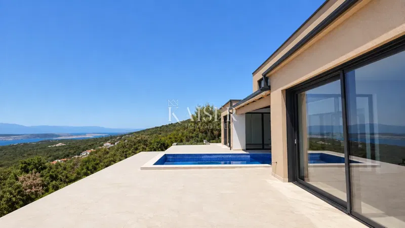 Crikvenica, Dramalj - esclusiva villa moderna con piscina e vista unica – 3