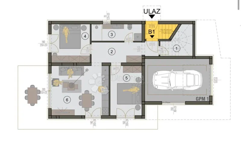 Квартира Medulin, 59,38m2 – 2
