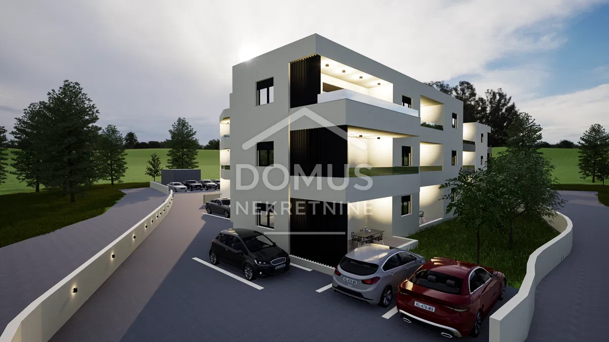 Vodice, Neubau, 1-Zimmer-Apartment mit 59,46 m² Wohnfläche