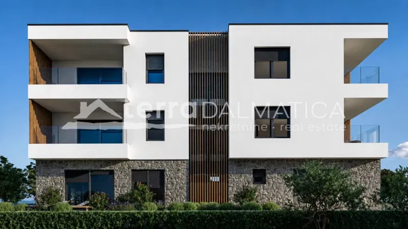 Neubau in Brodarica – 20 m vom Meer entfernt mit Meerblick