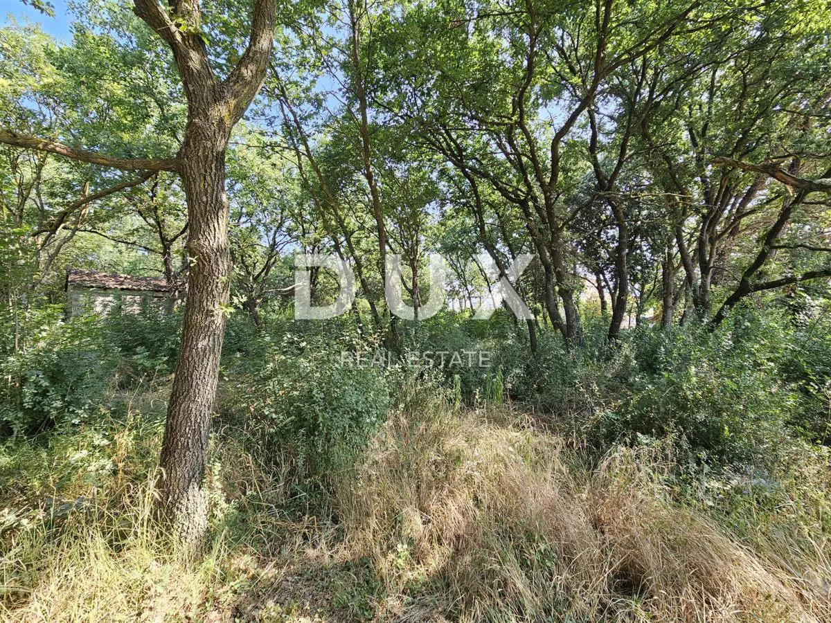 Istria, Valbandon, stavebný pozemok, 1345 m2, ideálny na rodinný dom/vilu/menšiu budovu