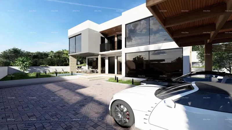 Eccellente opportunità! Progetto esclusivo di due ville di lusso con vista mare e permessi di costruzione ottenuti – Mukalba, Medulin! – 2