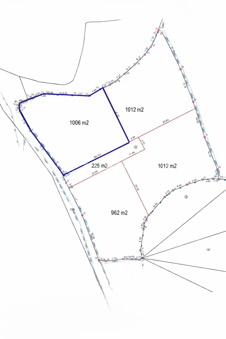 Istria, Žminj (dintorni) – In vendita – Terreno edificabile 1006 m²
