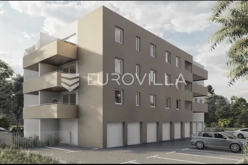 Senj, NOVOGRADNJA, moderna gradnja s liftom, dvosoban stan 60,83 m², balkon, spremište i parking