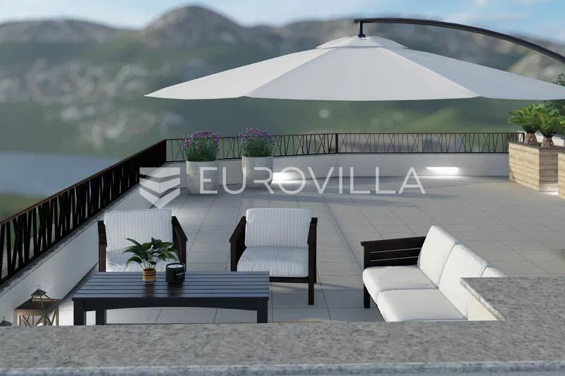Čiovo, Žedno, dvosoban stan s krovnom terasom neto korisne površine 89,85 m², S5