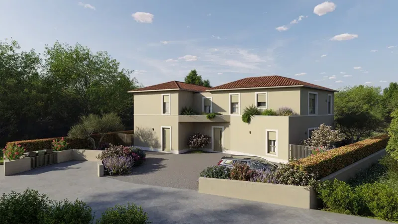 Casa bifamiliare in costruzione a 3,5 km dal centro di Novigrad.