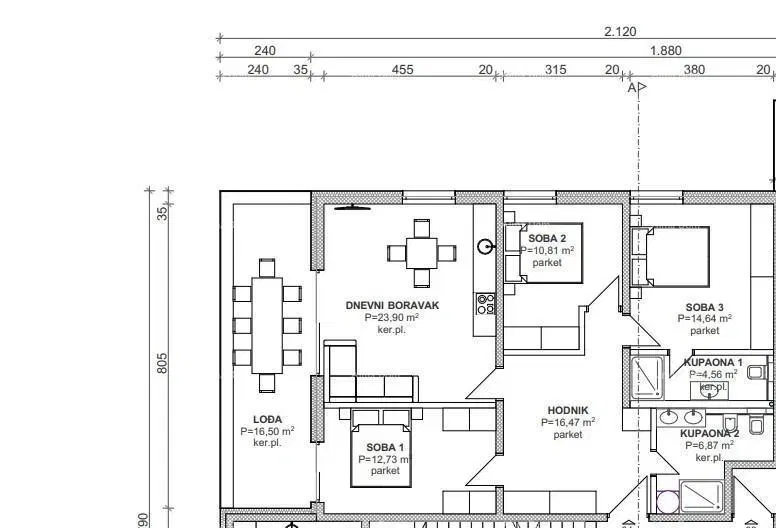 Banjole! Trilocale in nuova palazzina! – 2