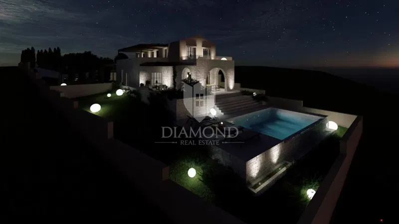 Istria, Poreč – Building Land with Project and Sea View – 2