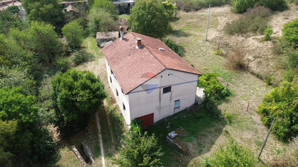 ISTRIA, PIĆAN – 200 m² HOUSE, 2 RUINED HOUSES, 2 BARNS, 27,000 m² OF LAND