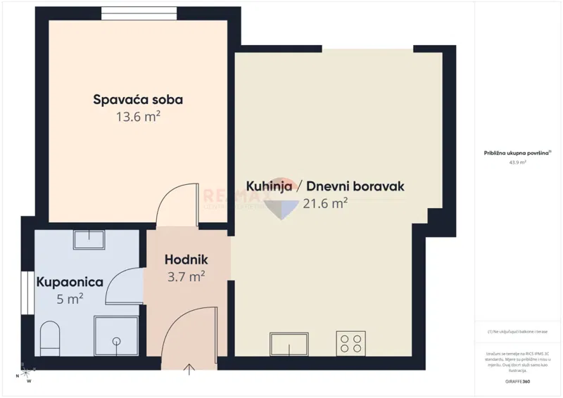 Appartamento Rovinj, 52m2 – 2