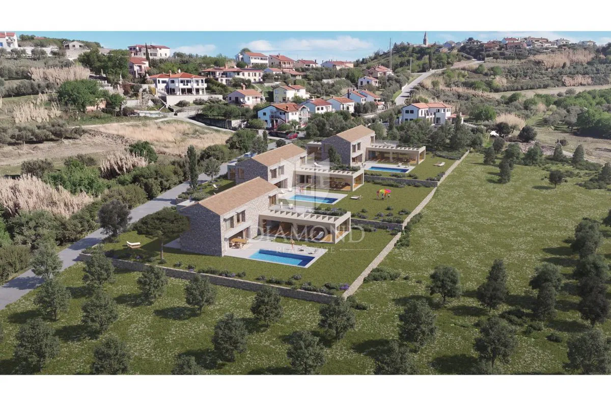 Istra, Buje! Prostrano zemljište 3104 m² sa panoramskim pogledom na more!