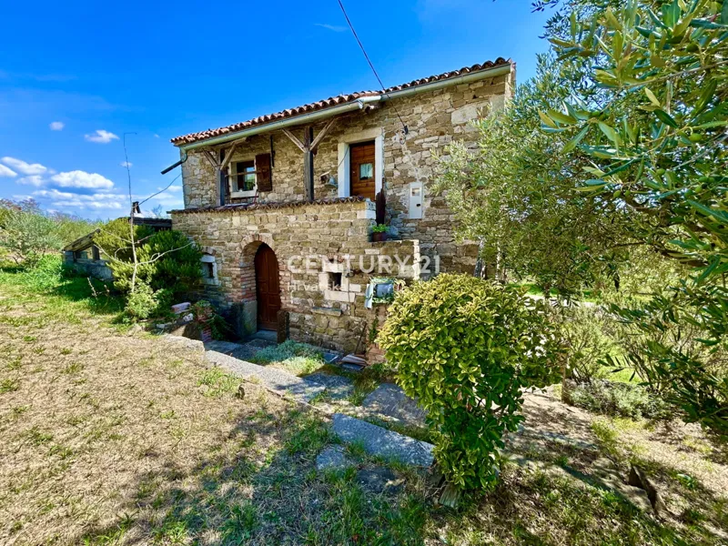 GROŽNJAN, OKOLICA, JEDINSTVENA I NEPONOVLJIVA KAMENA KUĆA SA PANORAMSKIM POGLEDOM NA MORE I PRIRODU!!