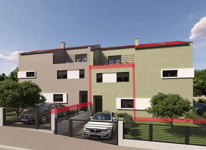 Poreč - dvoetažni stan sa vrtom!