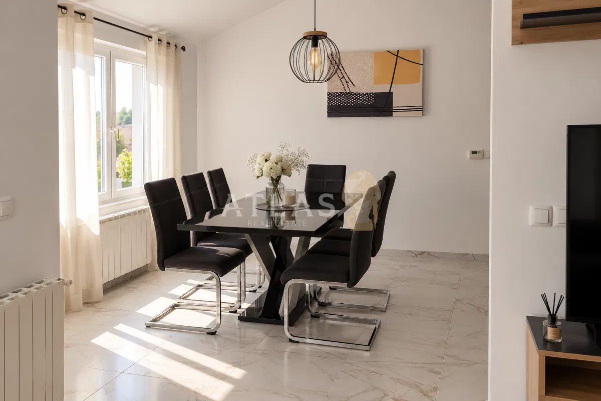 MALINSKA – 75 m², 2S POGLED NA MORE I PARKING