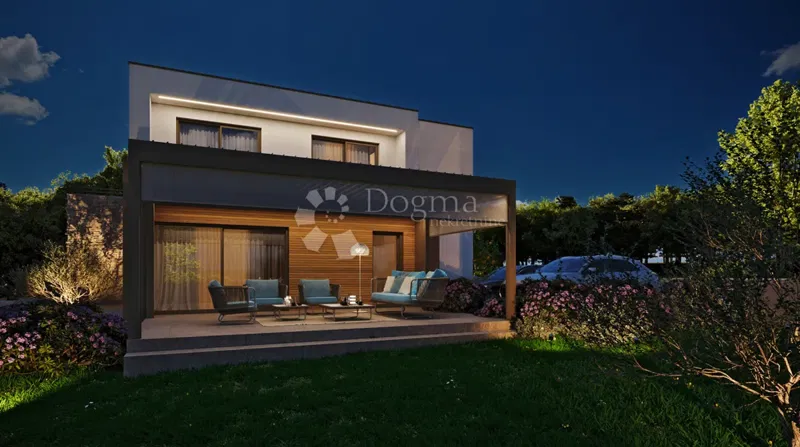 Építési telek 998 m² jogerős építési engedéllyel - projekt 380 m² – 2