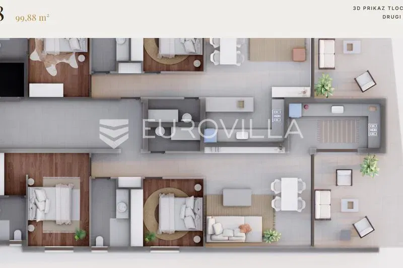Appartamento Privlaka – 3