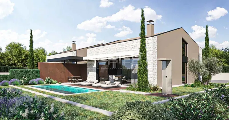 Mediterranes Haus mit Pool bei Poreč