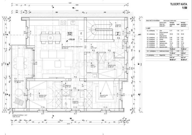 Flat Rovinj, 65,70m2 – 3