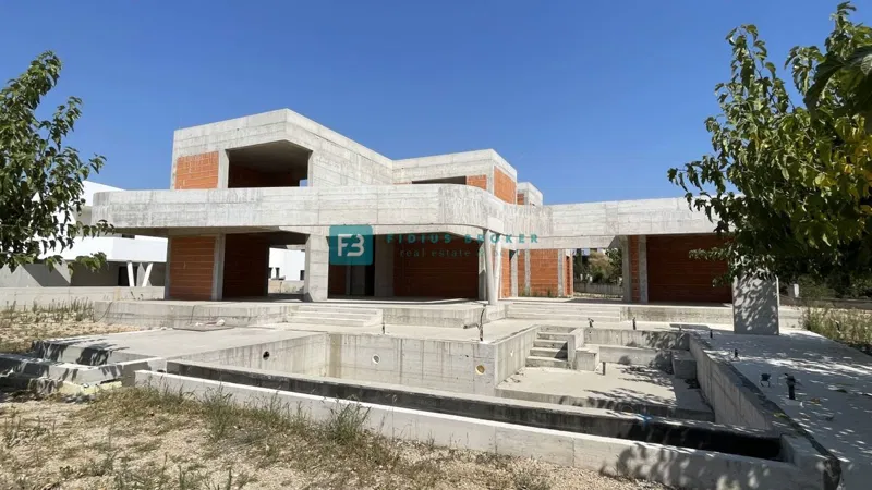 VODICE, nova, moderna atraktivna vila, bazen, savna, garaža, Roh-Bau faza – 3