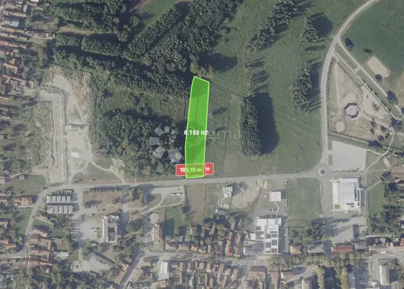 Építési telek Đurđevac, 6.155m2 – 2