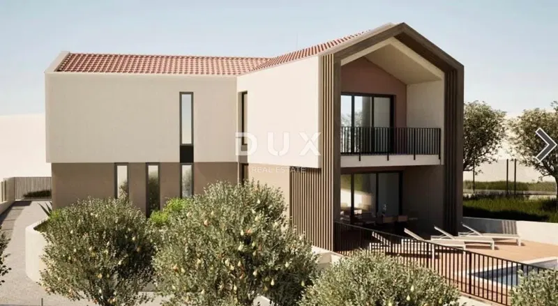 Buzet, Hum, Grundstück, 848 m², Baugenehmigung, Projekt