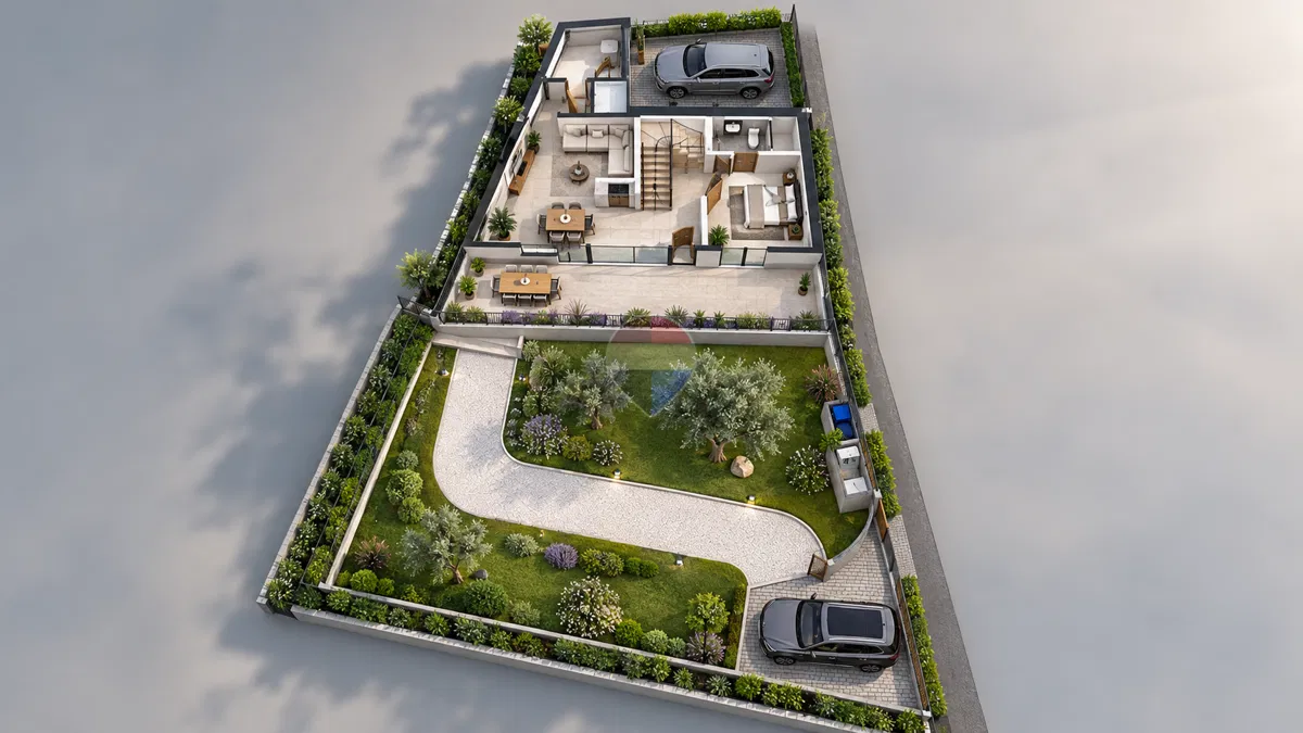 Istra,Brtonigla-Građevinsko zemljište s projektom
