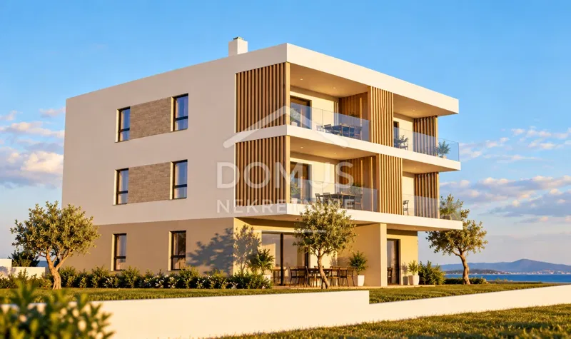 Tribunj, novogradnja, 2-sobni apartman od 80,60 m² s pogledom na more