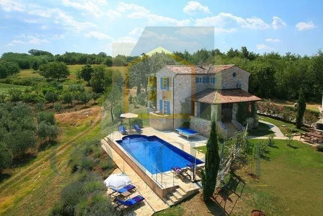 Istarska kamena vila s bazenom u Vižinadi!