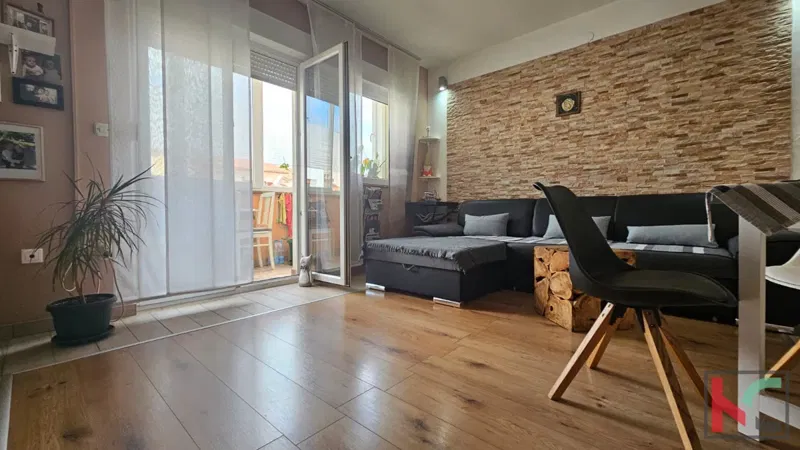 Pula, Nova Veruda, stan na prvom katu 1SS+DB 49,70 m2 #prodaja