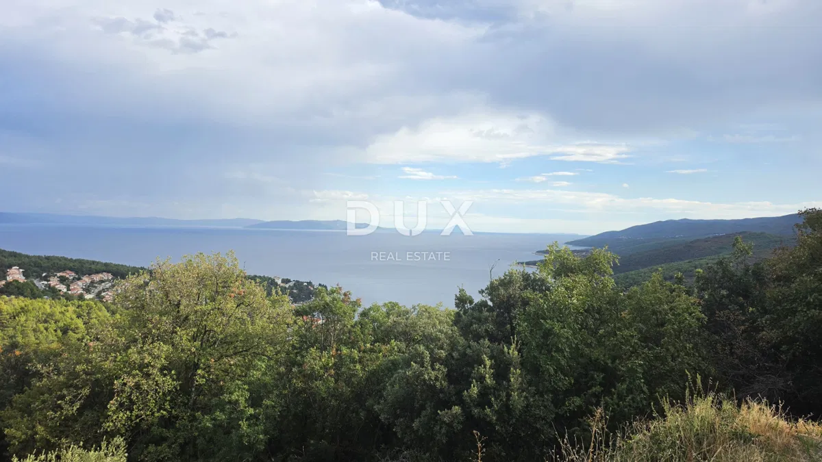 Isztria, Rabac, mezőgazdasági terület, 2609 m2