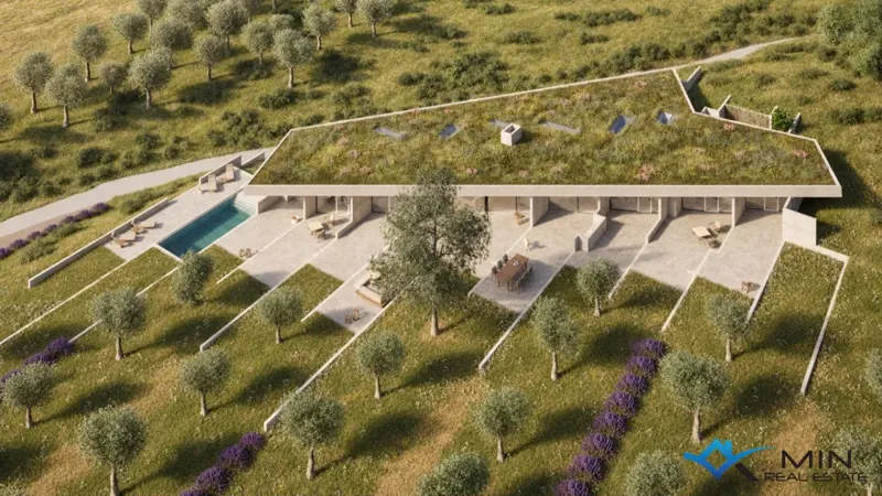 Građevinsko zemljište s građevinskom dozvolom u Grožnjanu