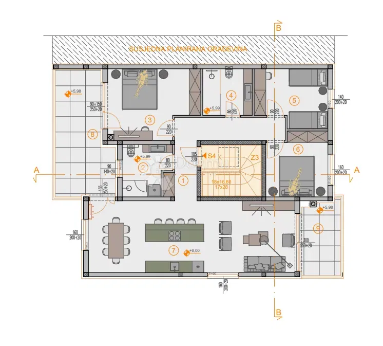Allogio Štinjan, Pula, 66,27m2 – 3