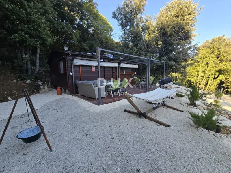 Isztria, Duga Uvala, nyaraló, 43 m2, bekerített kert