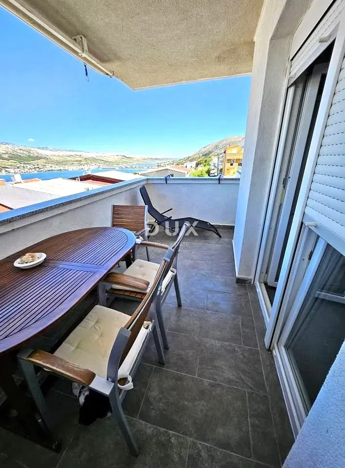 Isola di Pag, Pag, appartamento con quattro camere da letto, 50 m2, a 200 metri dal mare