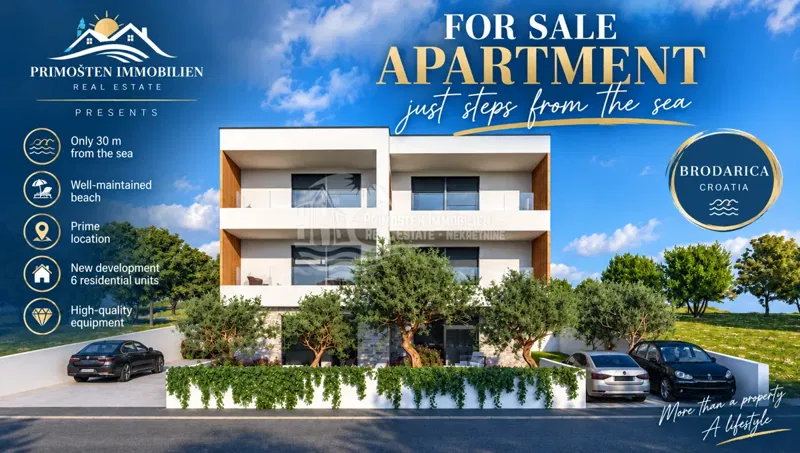 Moderan apartman sa privatnim vrtom u Brodarici