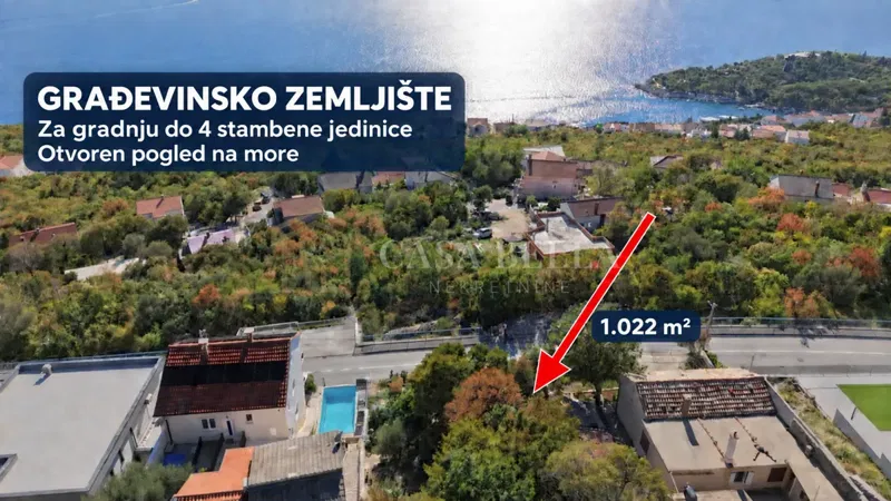 DRAMALJ – Građevinsko zemljište s otvorenim pogledom na more
